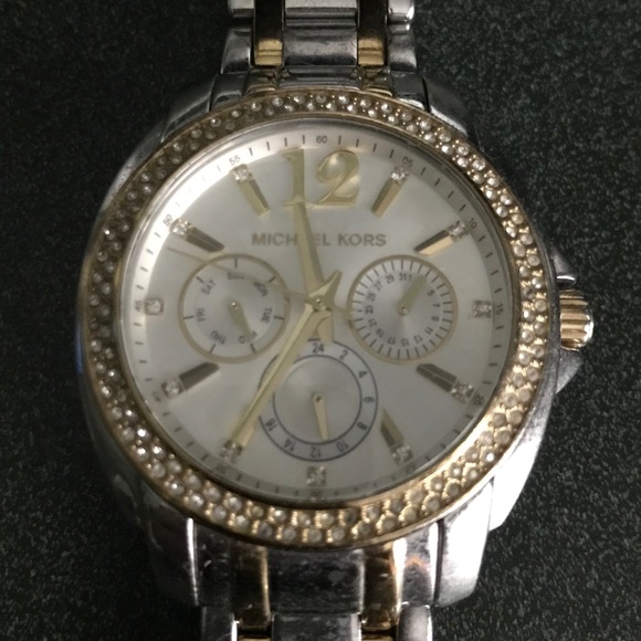 Michael Kors Two Tone Women’s Watch MK-5693 - Picture 1 of 15
